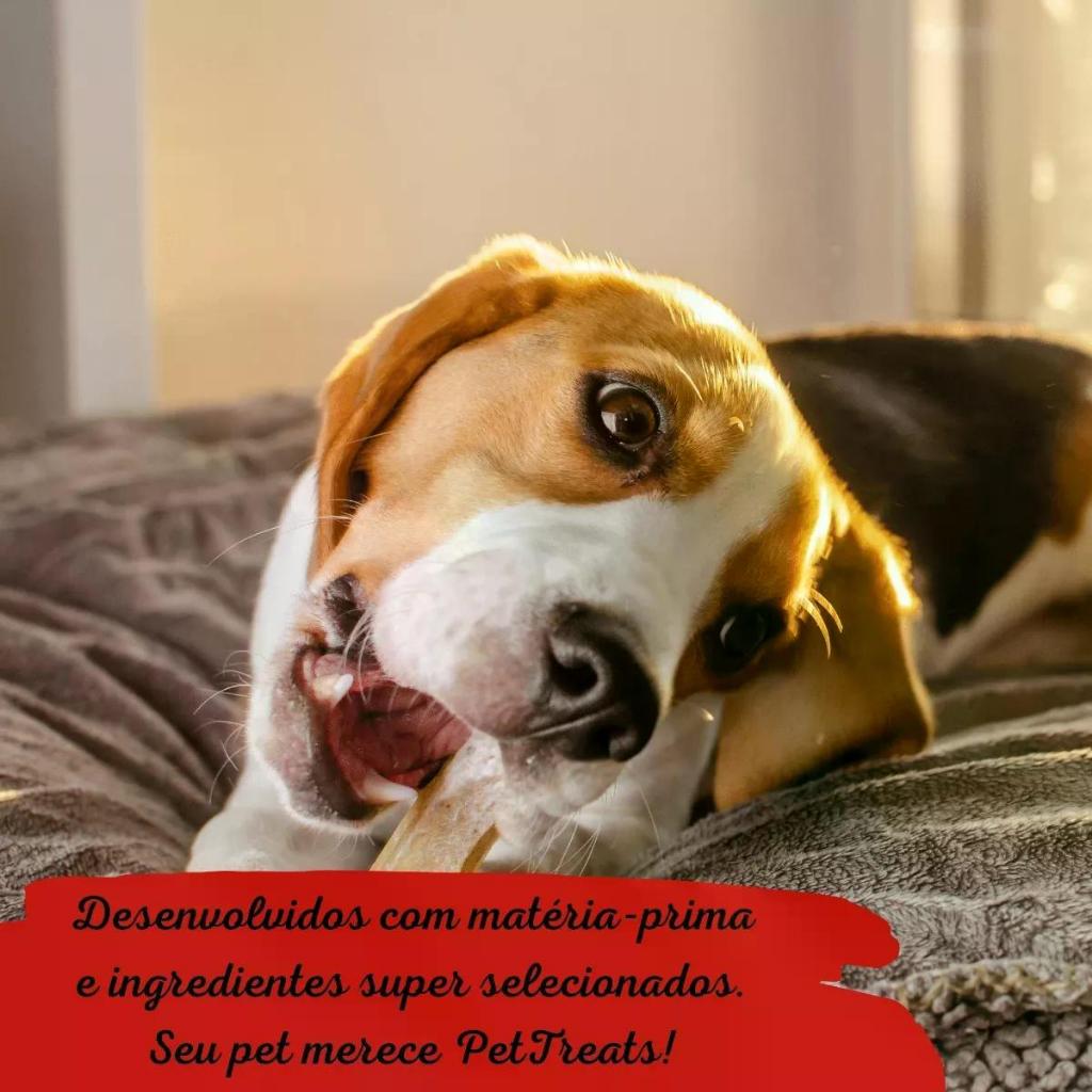 Petisco Natural p/ Cães PetTreats Tubinho Bovino