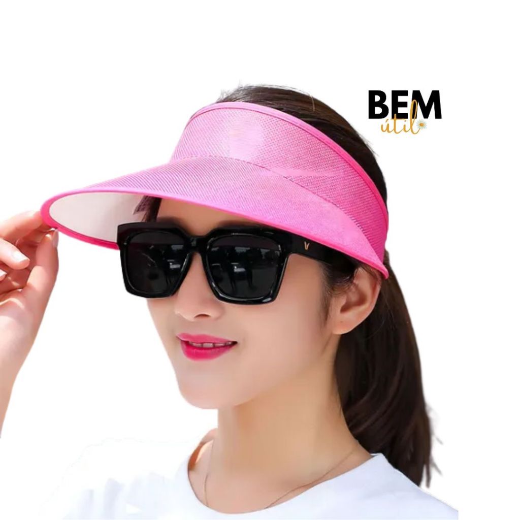Viseira Feminina de Praia Aba Grande- Proteção Solar