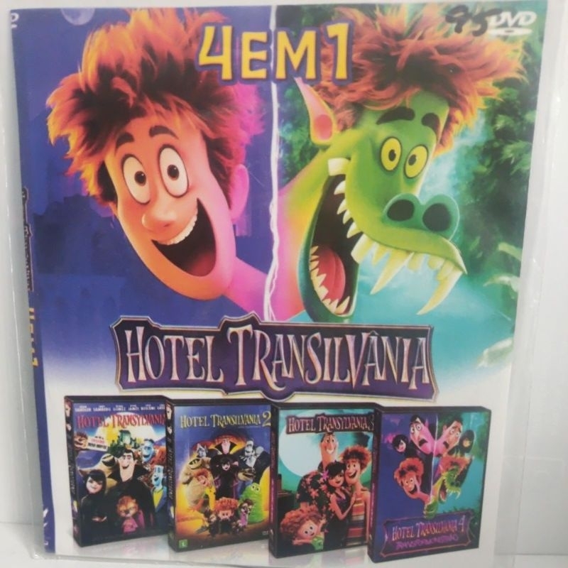 dvd hotel Transilvânia 4x1 novo em Oferta na Shopee
