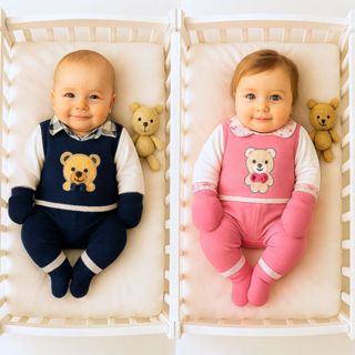 Conjunto Pagão Luxo Bordado Estampado Para Bebe Menino Ou Menina Tamanho RN em Oferta na Shopee