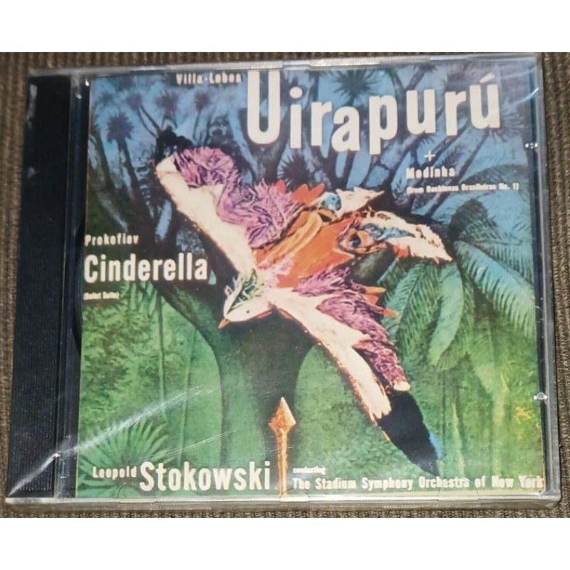 CD Villa Lobos Uirapurú prikofiev Cinderela original lacrado Y 565