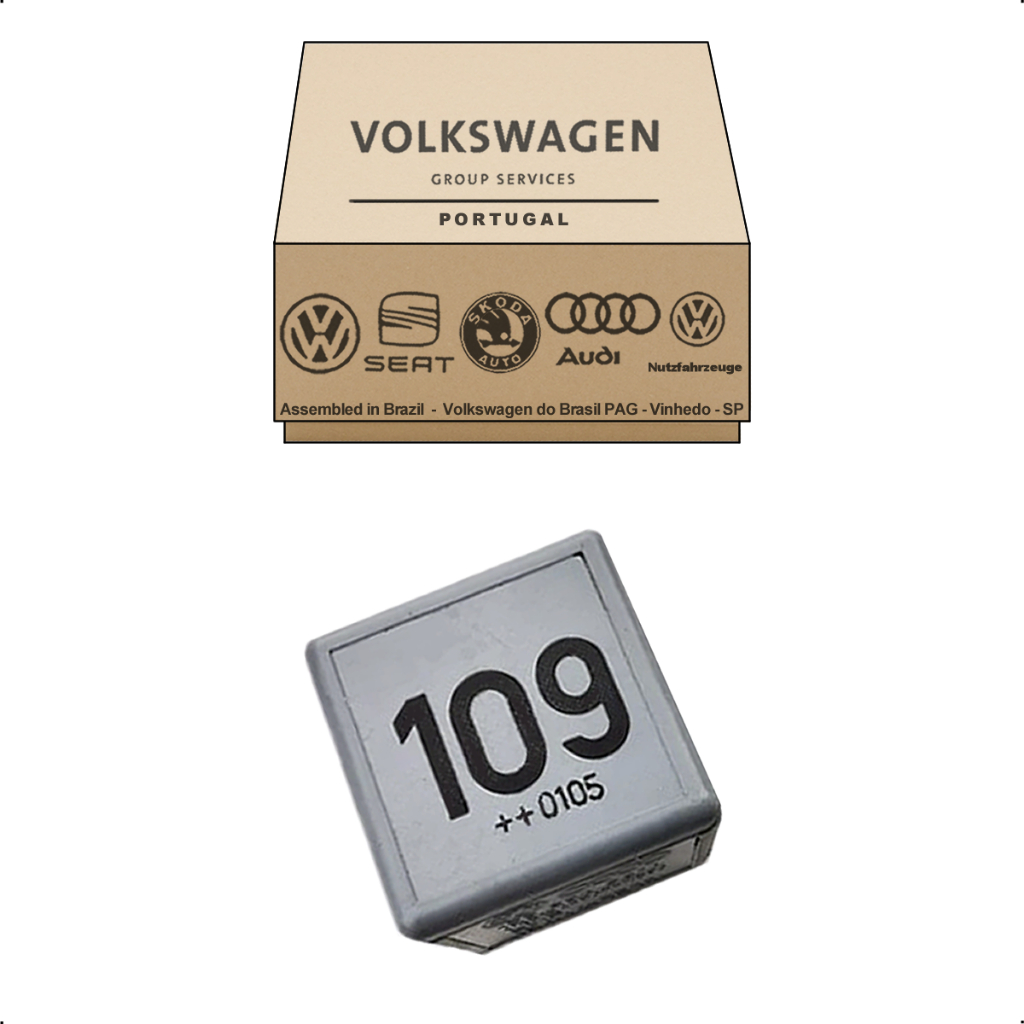 Rele 109 Gray do sistema Bosch Monotronic MAF do Golf MK3 GTI 2.0 de 1993 a 1994