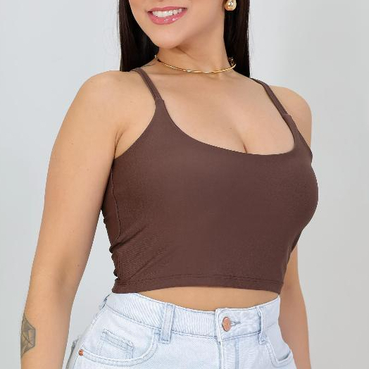 Cropped de Alcinha Fina: Onde Comprar | BuscaProdutos