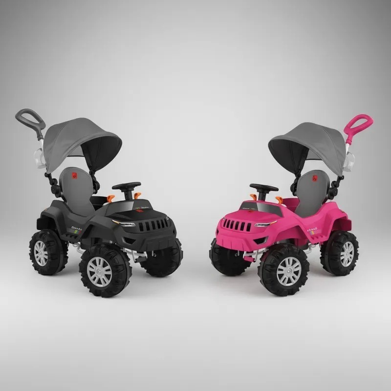 Superjipe Reclinável Com Capota Passeio & Pedal - Bandeirante em Oferta na Shopee