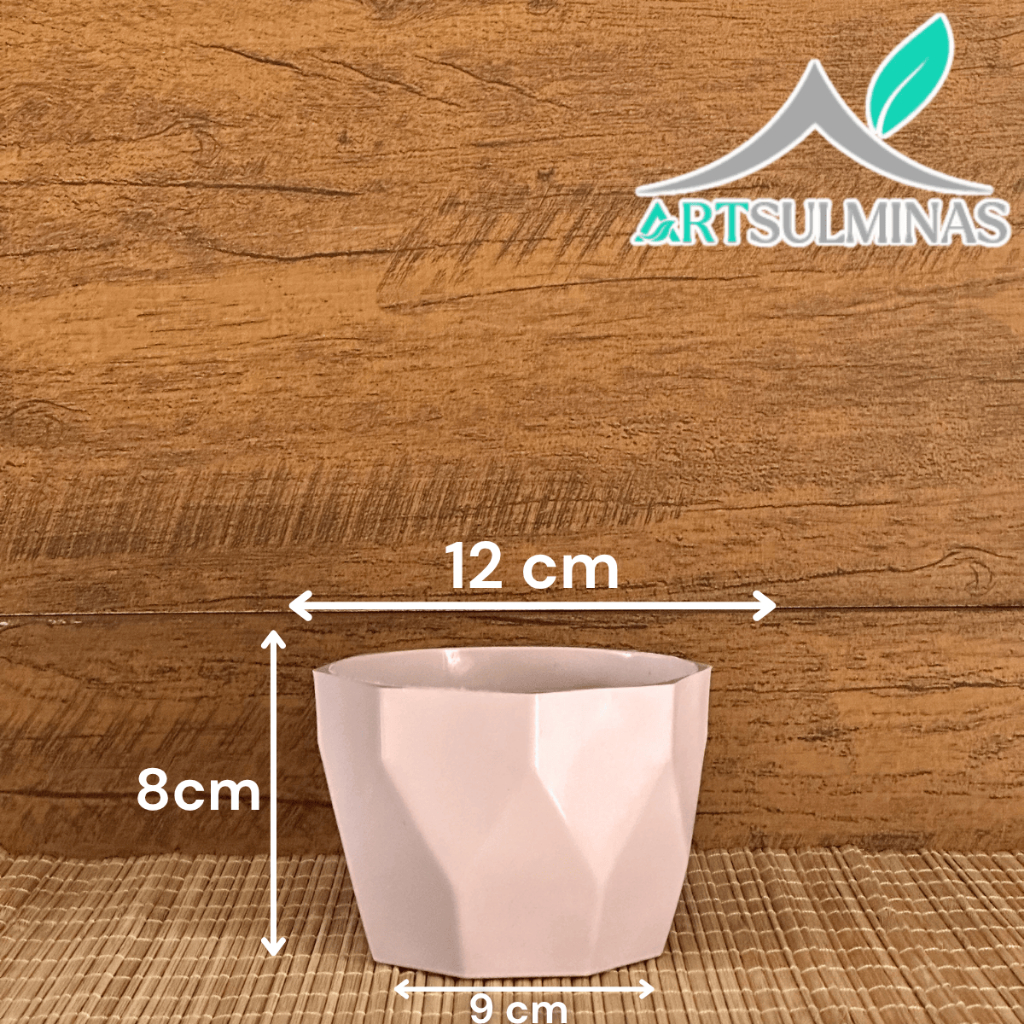 Vaso cachepô médio N2 decorativo para plantas e flores ideal para centro de mesa casa quarto estante