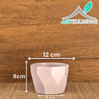 Vaso cachepô médio N2 decorativo para plantas e flores ideal para centro de mesa casa quarto estante