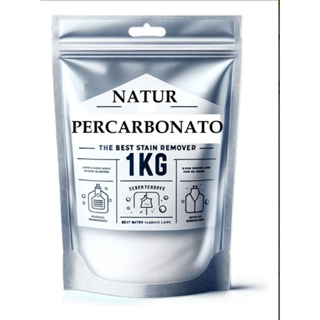 Percarbonato tira manchas roupas brancas e coloridas sem cloro poder O2 1KG em Oferta na Shopee