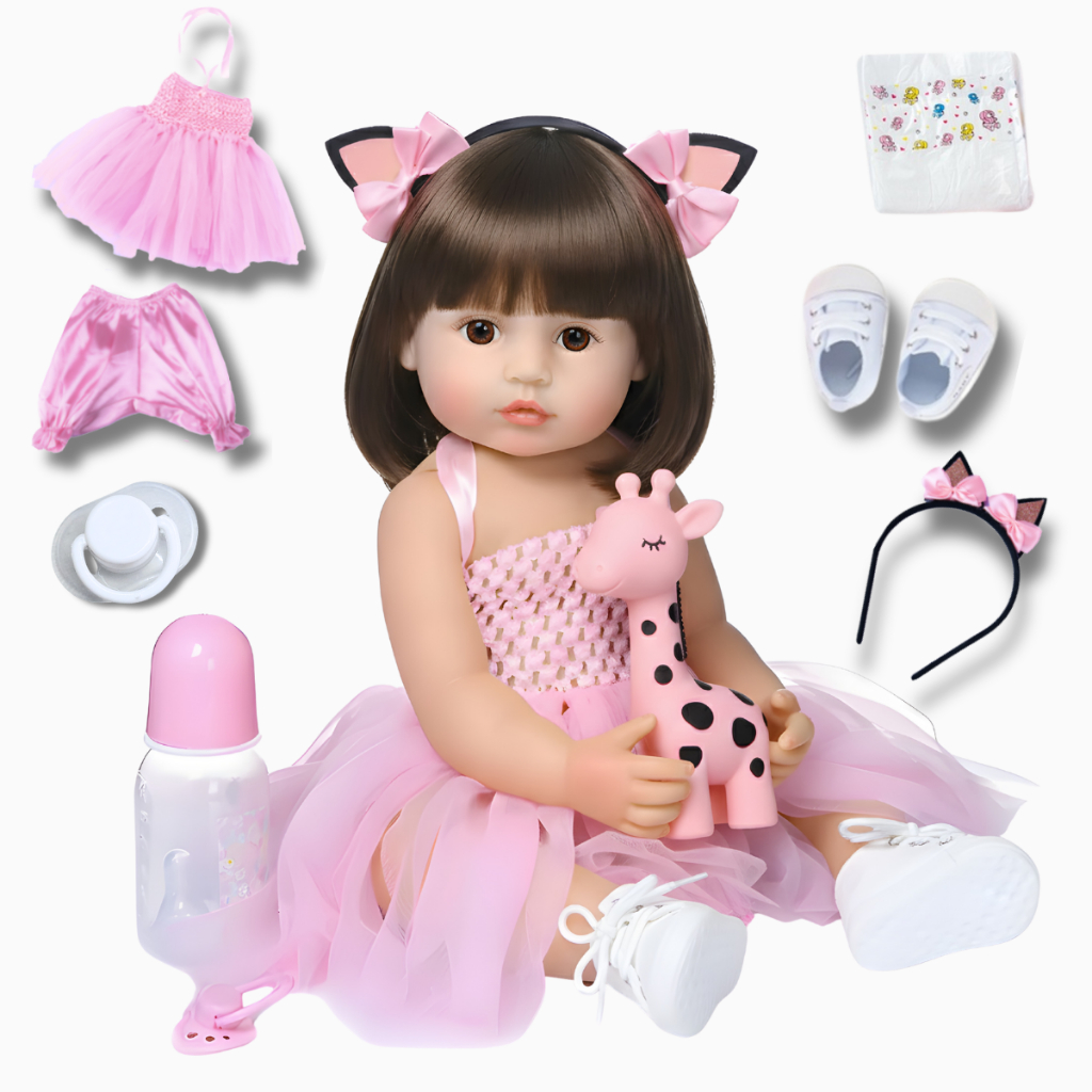 Bebê Reborn Boneca Realista Bailarina Em Silicone Promoção