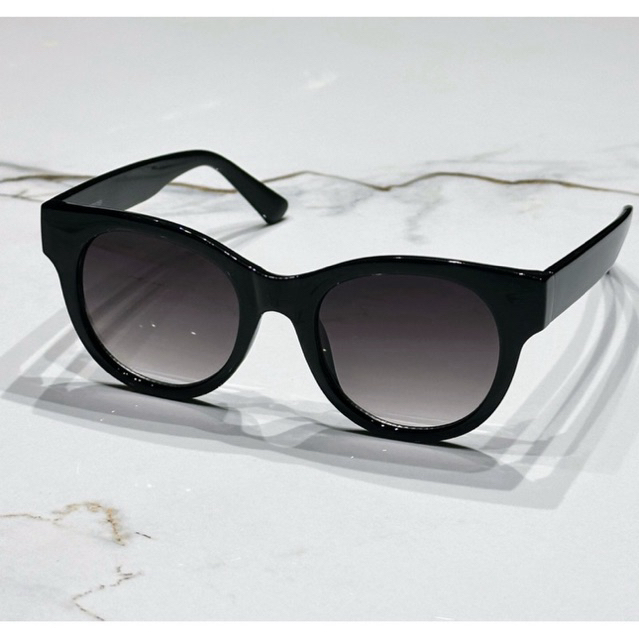 Óculos de Sol Redondo Grande Clássico Luxo Feminino UV400 Proteção Solar Estilo Elegante