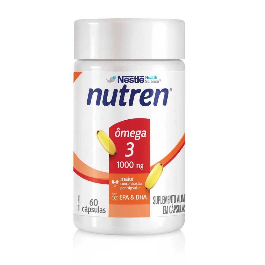 Nutren Ômega 3 1000mg 60 Cápsulas Nestle