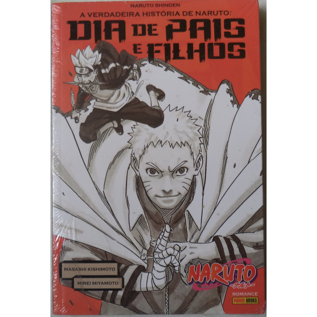 Mangá A verdadeira história de Naruto dia de pais e filhos -  Romance - Lacrado.