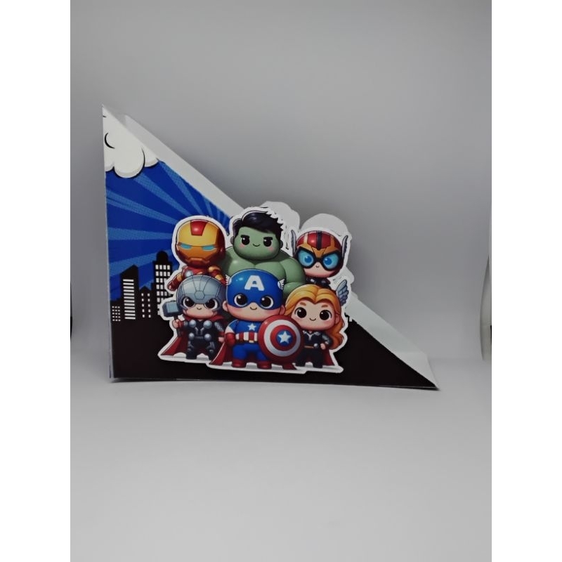 Porta Guardanapo personalizado tema Heróis ( fazemos todos os temas) em Oferta na Shopee
