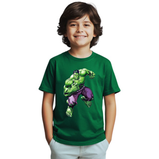 Camiseta Hulk Fantasia Os Vingadores Camisa Animada Festa Aniversario Surpresa Marvel Super Herói em Oferta na Shopee