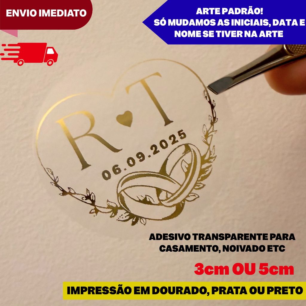 Adesivos Personalizados Noivado: Onde Comprar | BuscaProdutos