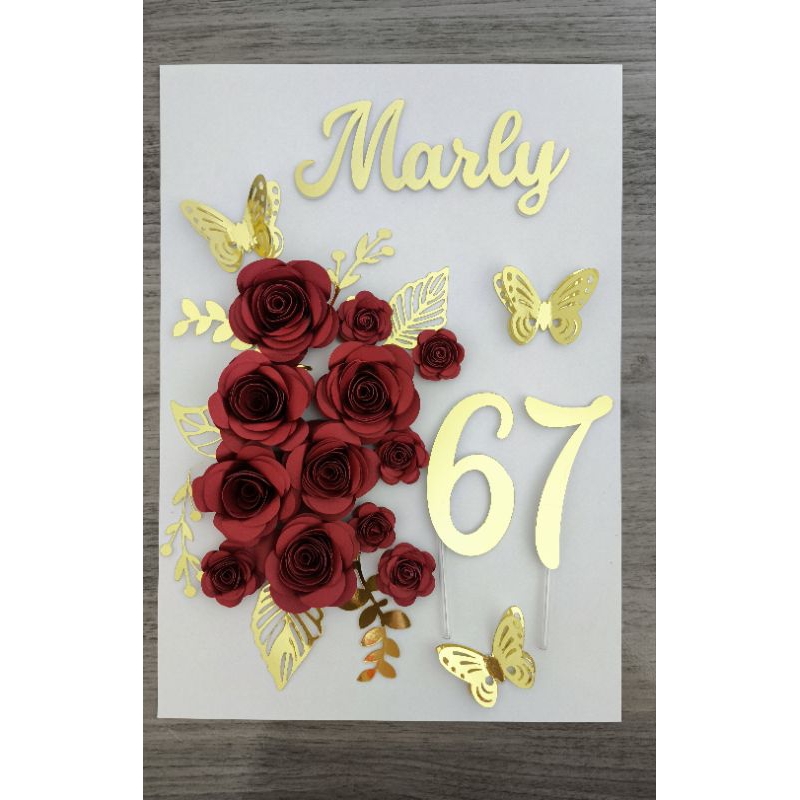 Bolo Rose Gold com Borboletas: Onde Comprar | BuscaProdutos