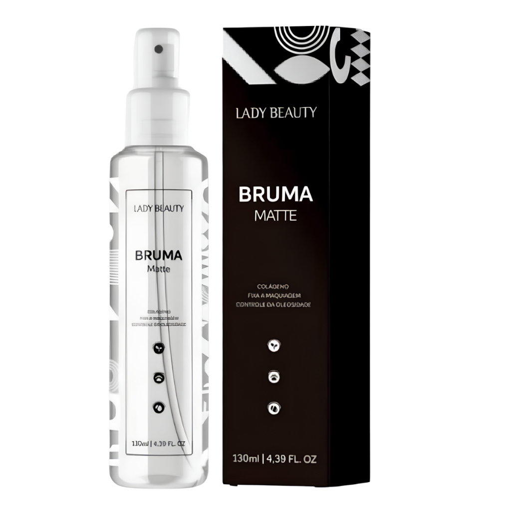 Bruma Facial FIxadora de Maquiagem Matte 130ml - Lady Beauty em Oferta na Shopee