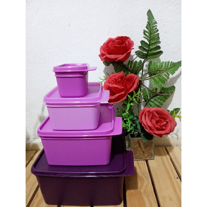Kit Basic line 4 peças Tupperware.