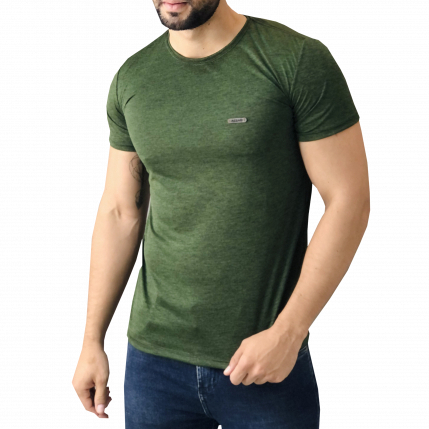 Camisa Dry Fit Masculina Verde Academia Treino Corrida Esporte Respirável Leve Confortável