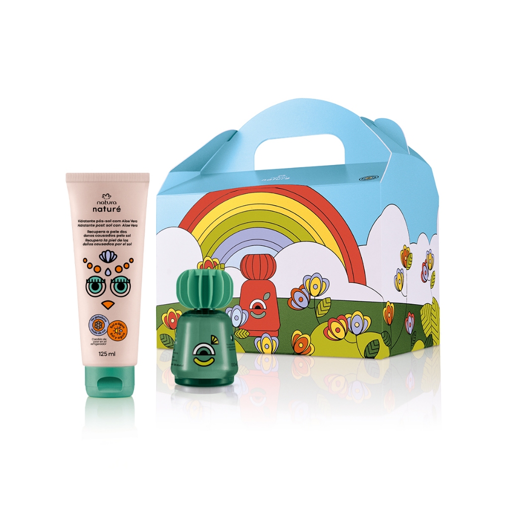 Presente Naturé Diversão de Verão Colônia 100 ml + Hidratante Pós-Sol 125 ml + Caixa