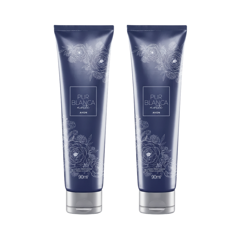 Loção Hidratante Avon Pur Blanca Noite Feminina 90ml Perfumado Corporal Edição Limitada Original