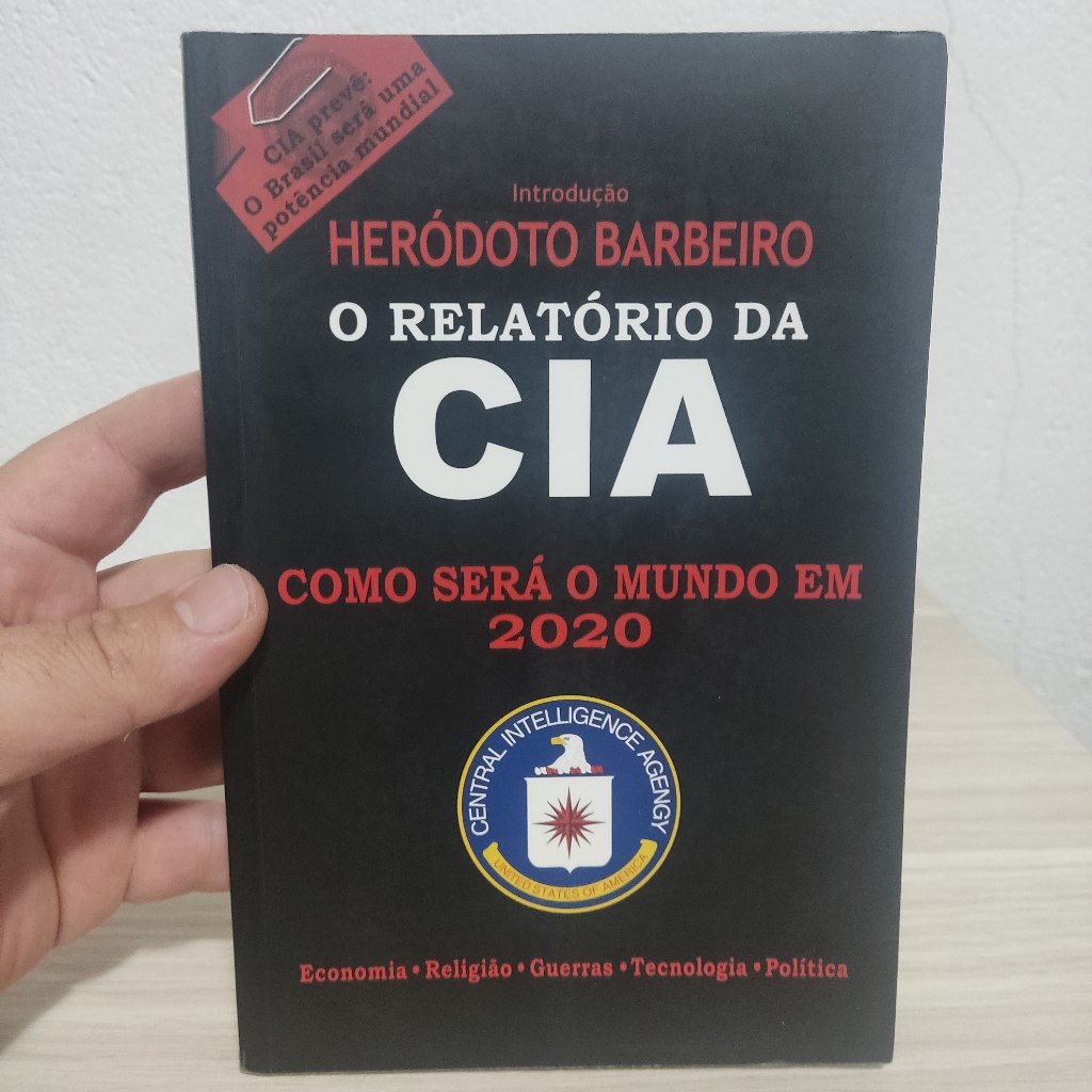 Livro - O Relatório Da Cia, por Heródoto Barreiro, Usado, Em Bom Estado