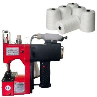 GK-9 Máquina de Sacaria Portátil – Fecha Boca de Saco Rápido e Eficiente + 6 Linhas em Oferta na Shopee