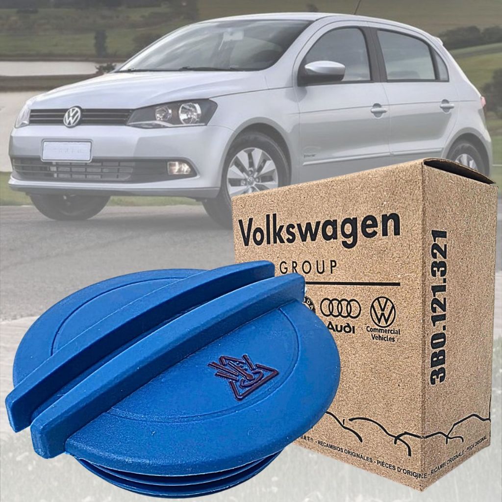 Tampa Reservatório Radiador Volkswagen Gol Polo Kombi Fusca Voyage Fox Jetta Golf Passat 2003 2007 2010 2015 2019 em Oferta na Shopee
