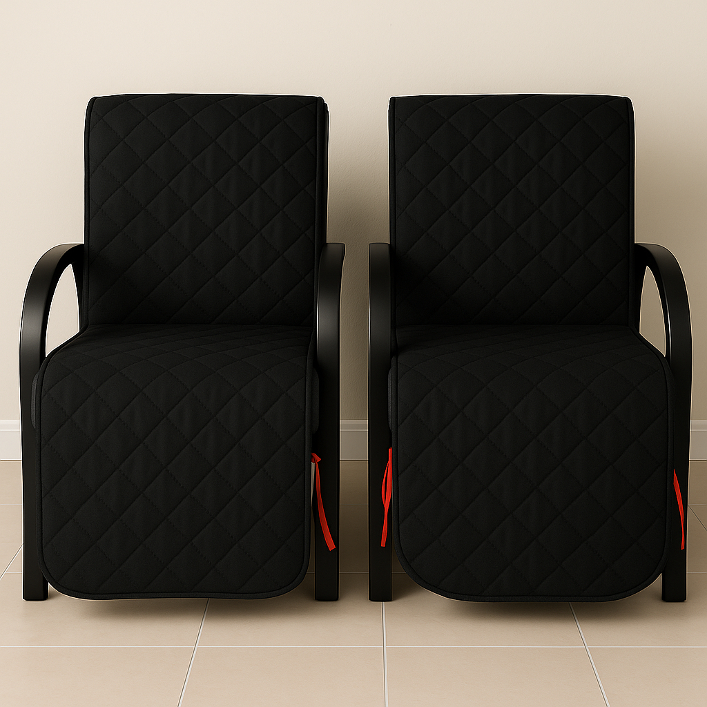 Kit Capa De Poltrona Sem Braço 2 Peças Com Elastico Protetor de Cadeias - Oferta