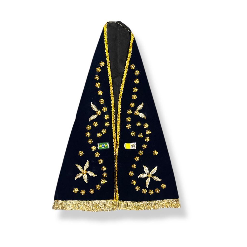Manto Para Imagem De Nossa Senhora Aparecida 60cm Simples