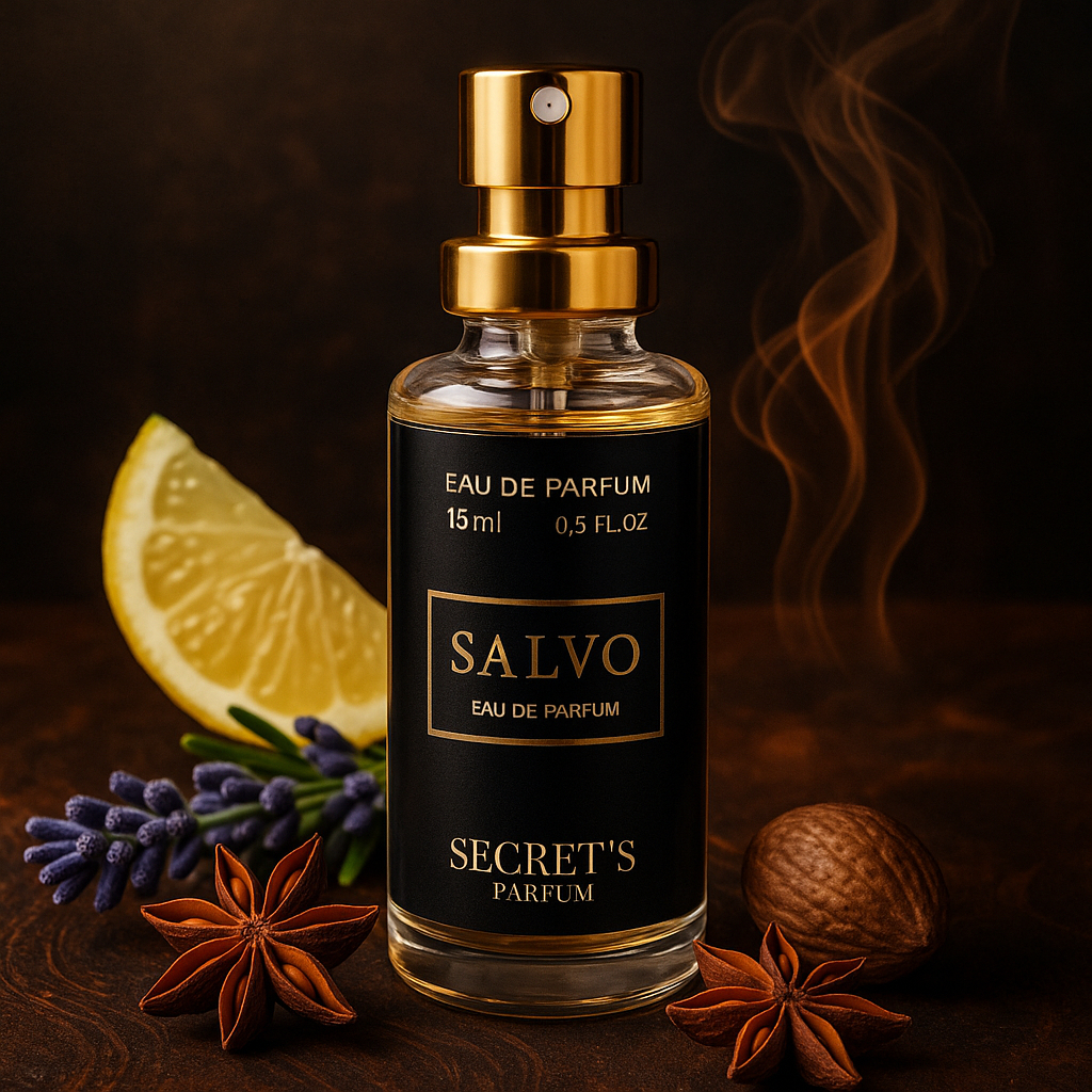 Perfume Árabe Secret’s Parfum Salvo 15ml - Fragrância Oriental Cítrica, Longa Duração e Intensa — imagem 2 de 2