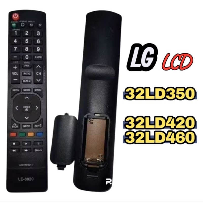 Controle Remoto Compativel Tv LG  LCD 32LD350 / 32LD420 / 32LD460 FBG-8008