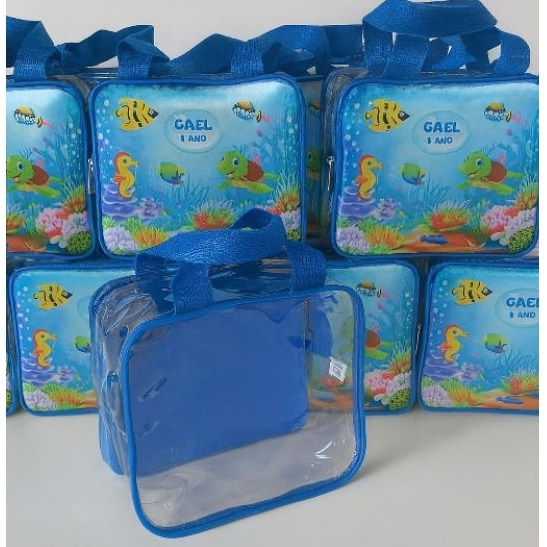 Bolsa maletinha plástico cristal