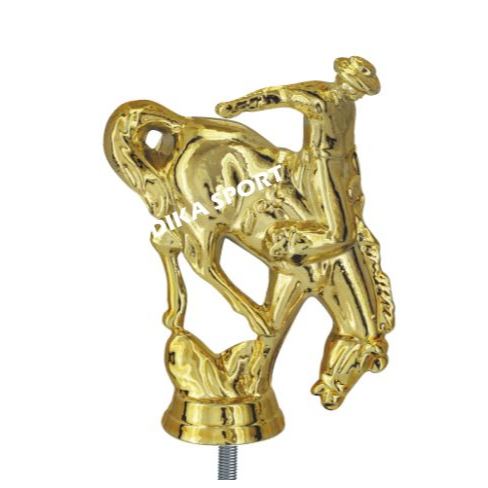 1 a 5 Estatueta Cavalo Rodeio Ouro 10cm para Troféu - Faça, Mude, Restaure Troféu