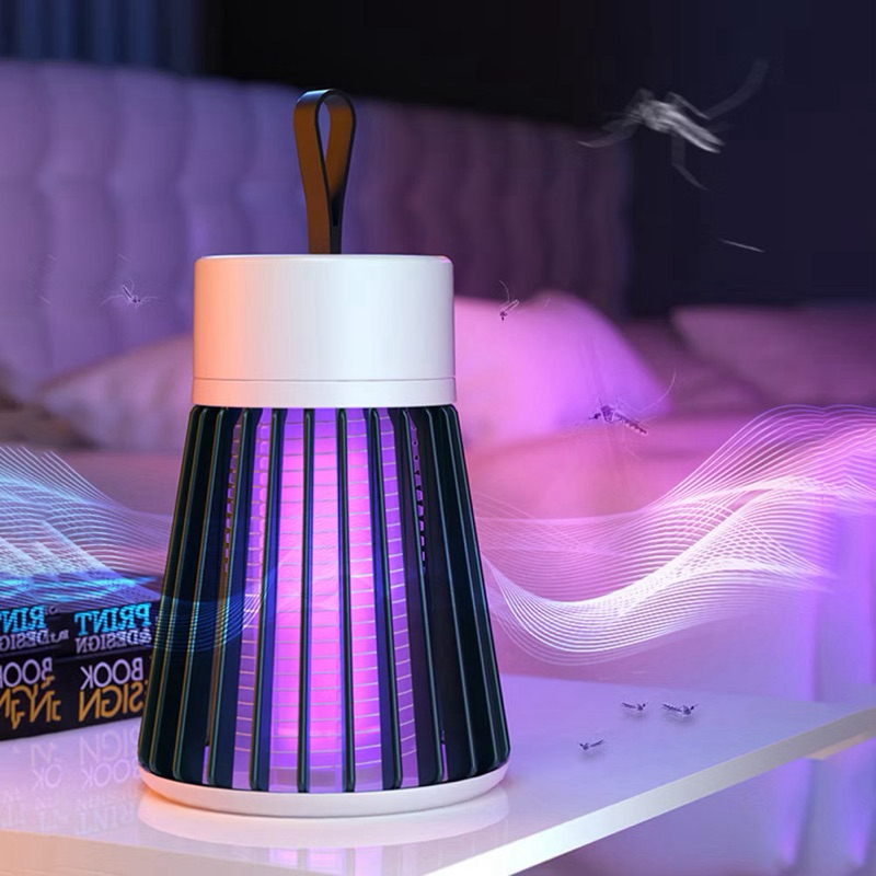 Lâmpada Elétrica Mata-Mosquito Com Luz UV Usb Recarregável Armadilha Para Insetos Ideal para Camping Lazer Piquenique