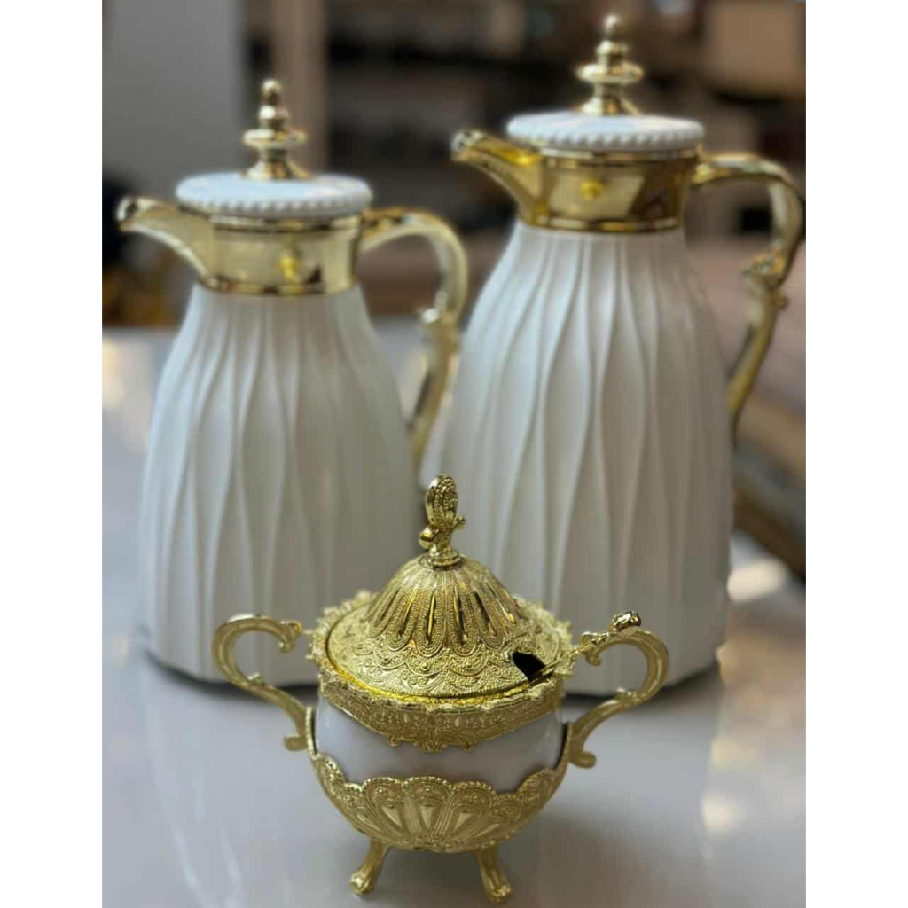 Açucareiro Branco com Dourado: Onde Comprar | BuscaProdutos