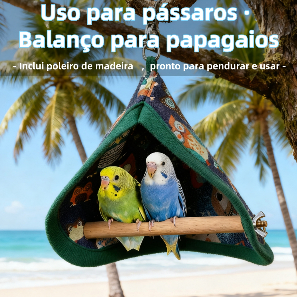 Ninho Pássaro Para Papagaios Poleiro E Ninho Para Calopsitas Adequado Para Todas As Estações Lona em Oferta na Shopee