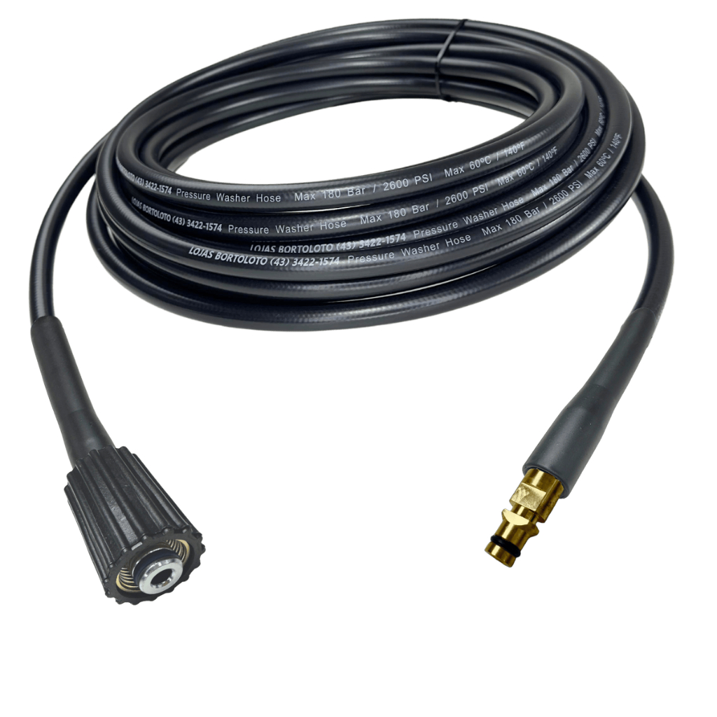 Mangueira Nylon Karcher K3.98 K398 K 3.98 K 398 Black Lavadora de Alta Pressão Lava Jato