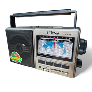 Rádio Am Fm Antigo Retrô Bluetooth Pen Drive Recarregável Lelong LE-604 em Oferta na Shopee