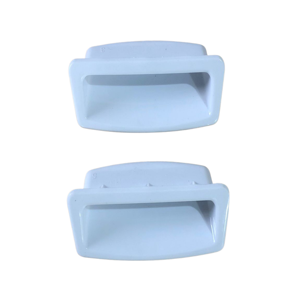 Kit 2 Alças Gabinete Para Lavadora Brastemp Consul 326004688
