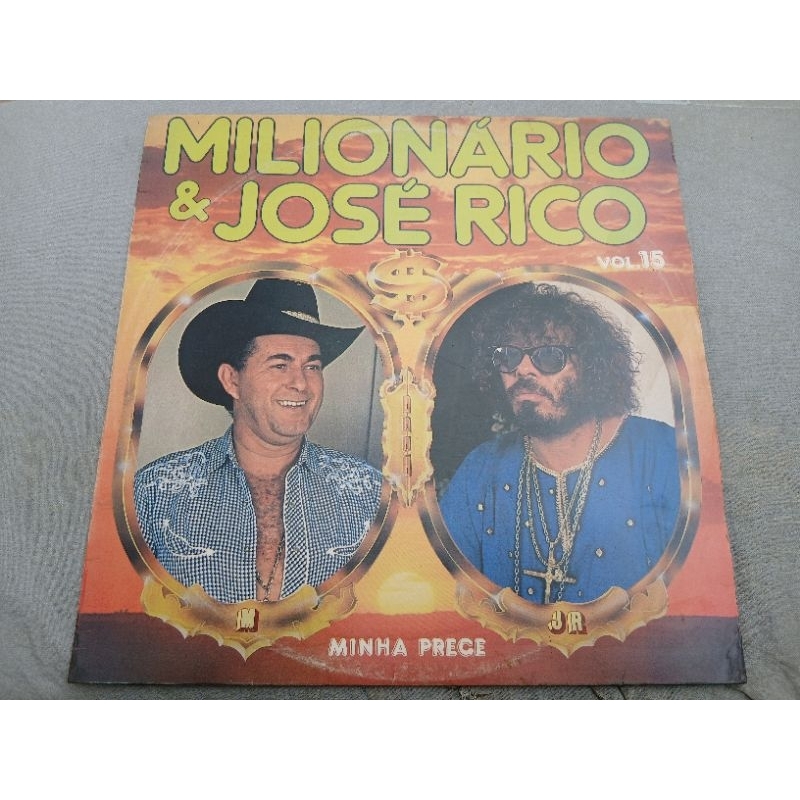 Lp Disco Vinil Milionário E José Rico - Minha Prece Vol 15