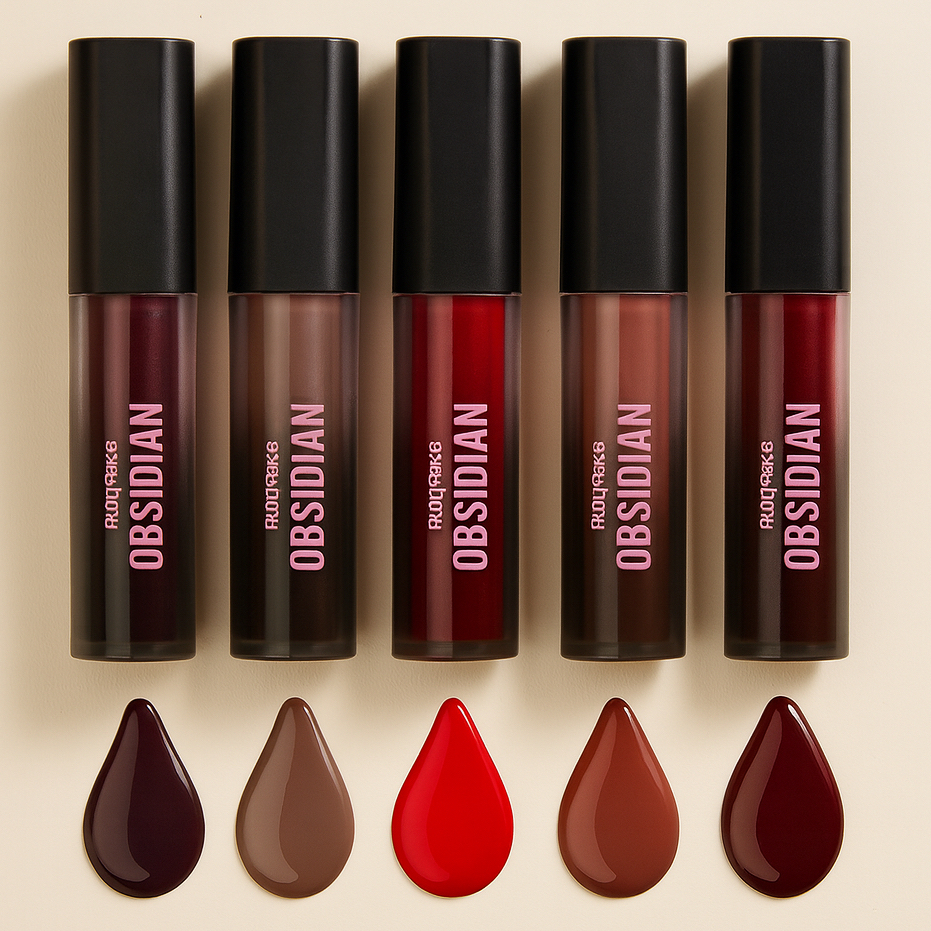 Batom Líquido Cremoso Crême Lip OBSIDIAN BY RUBY ROSE