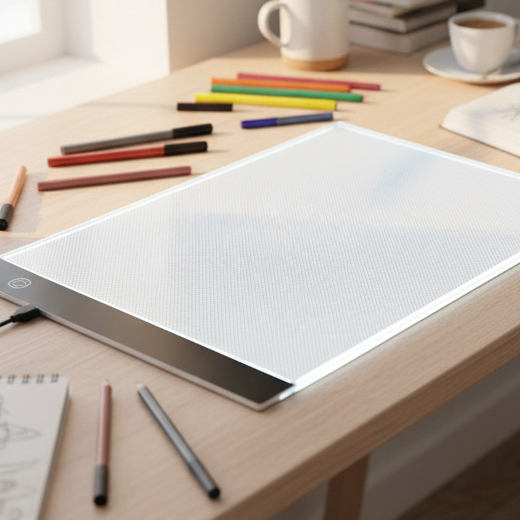 Mesa Led A3 Luz Branco Para Desenho Transposição Com Carregador em Oferta na Shopee