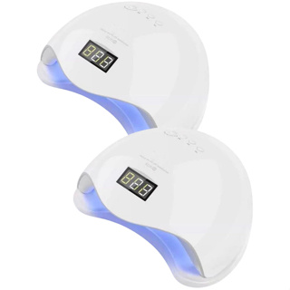 2x Cabine Sun 5 LED UV Digital 48w Unha Gel Acrigel Fibra Alongamento em Oferta na Shopee