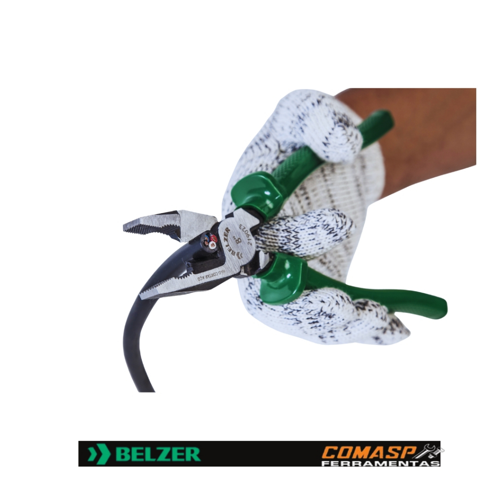 Alicate Corte Tesoura 8" 219023BBR Belzer Corte Preciso · foto 2