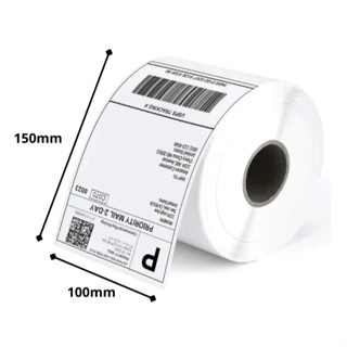 4 Rolos Etiqueta 10x15 100x150 Térmica Serrilha Zebra Elgin Cor Branco em Oferta na Shopee