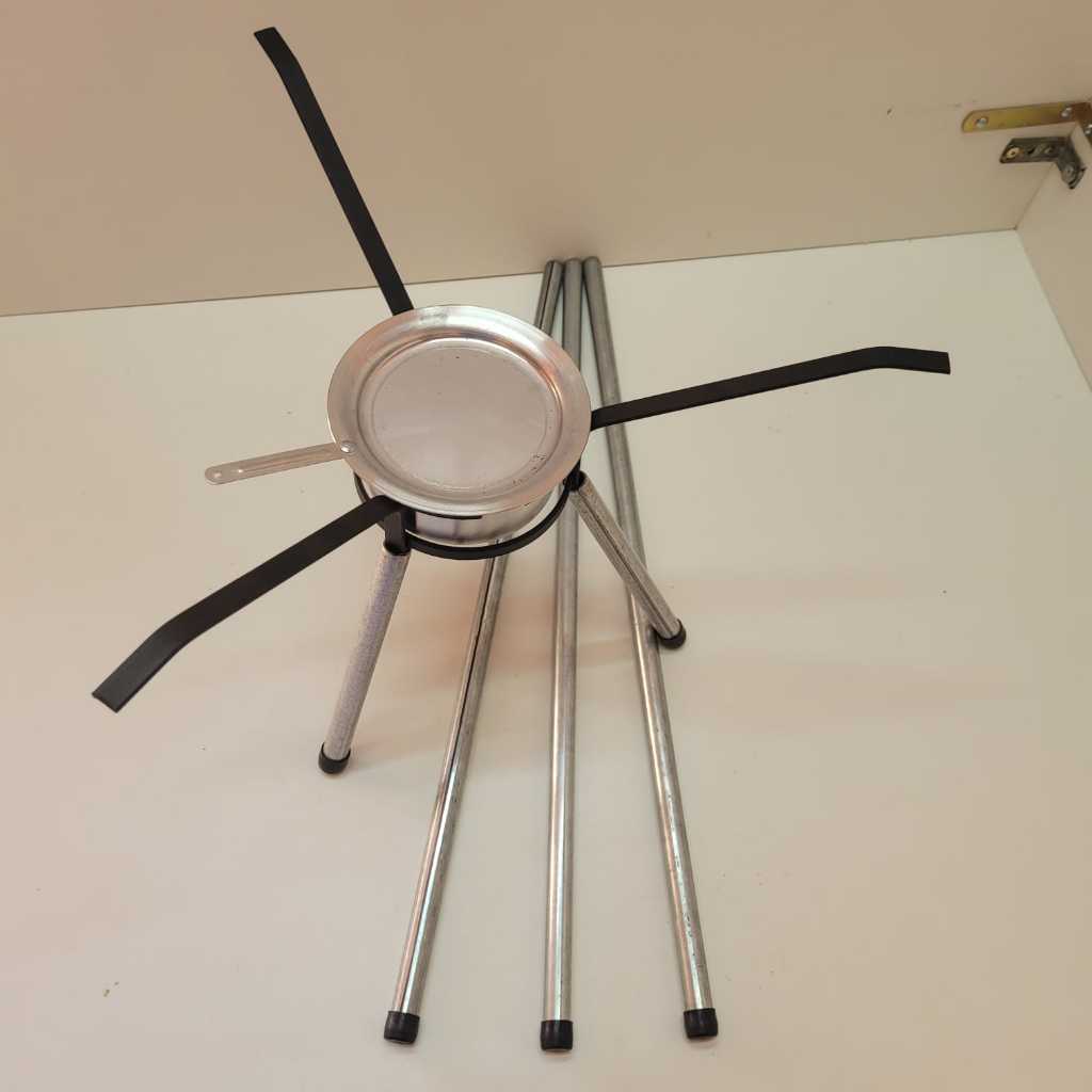 Fogareiro Médio Flex Alccol e Gaz para Chão e Mesa Emporio do Tacho Fog - 002