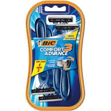 Barbeador (4 unidades) Bic Comfort 3 Advance Aparelho De Barbear Leve 4 Pague 3
