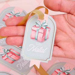 60 TAGS NATAL BANDEIROLA DOCE NATAL 5250 ( JANGO NATAL 2025 )