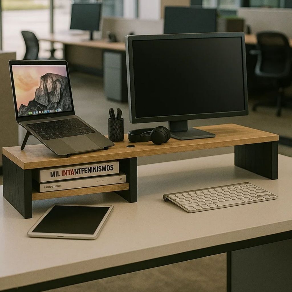 Suporte para Monitor Gamer 80cm/90cm/100cm – Mesa de Escritório Home Office – Resistente e Compacto em Oferta na Shopee