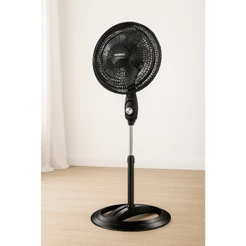 Ventilador De Coluna Super Power Com 6 Pás 40cm 3 Velocidades 140w Preto Mondial
